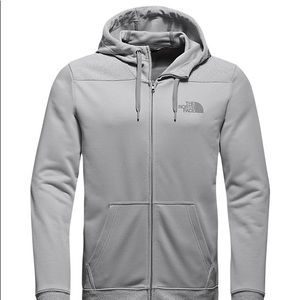 North Face Gray Zip Up Jacket